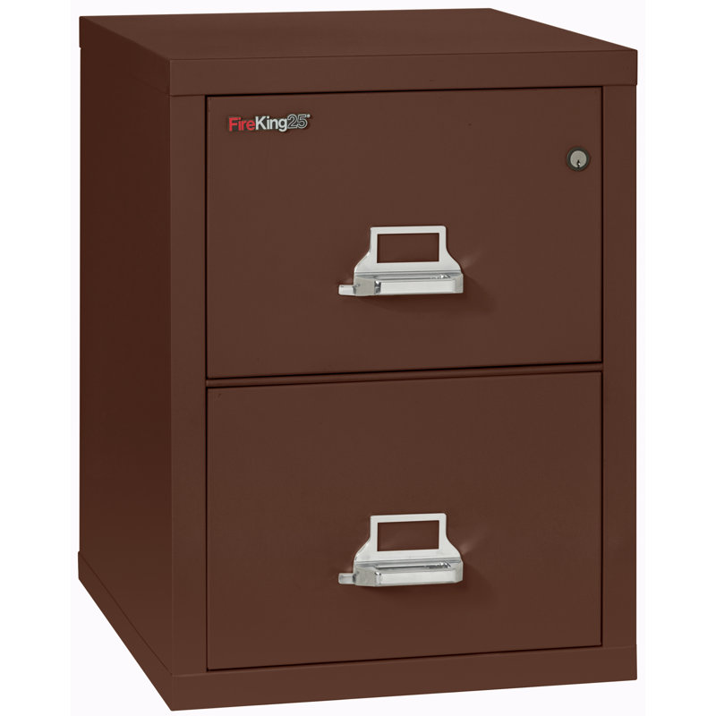 Fireproof 2 - Drawer File Cabinet, Brown