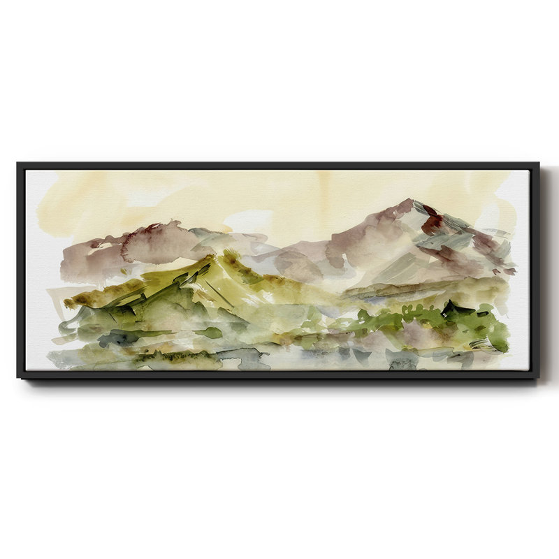 Plum Ridge II- Framed Canvas