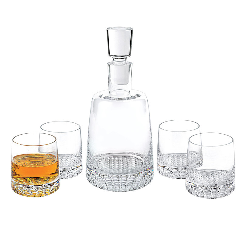 Ensemble de 5 verres sans plomb assortis 5 pièces
