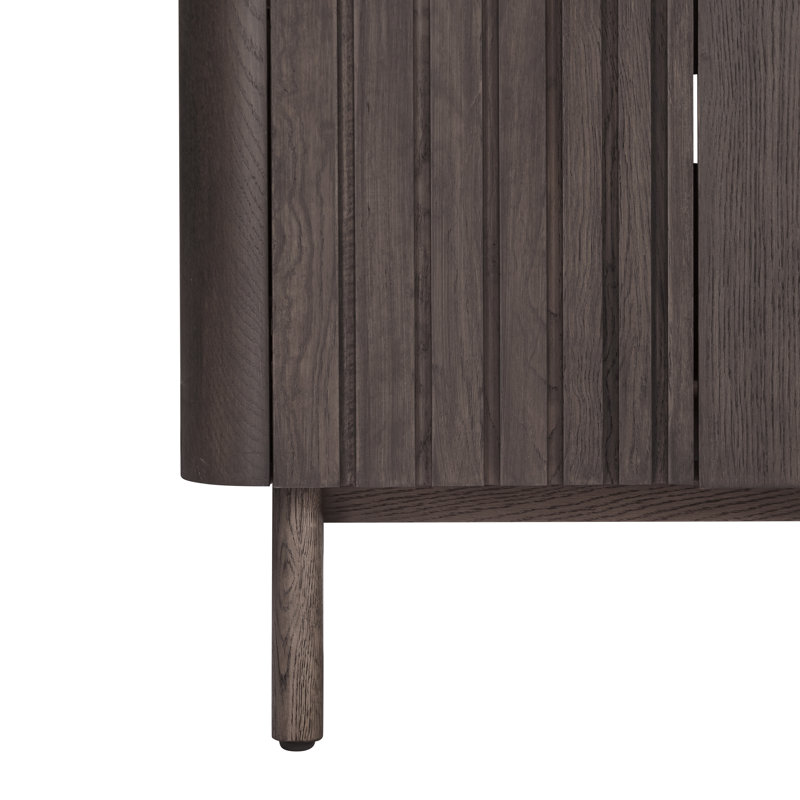 Blakely 72" Dark Brown Oak Double Vanity Cabinet