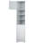 Grey Bathroom Storage Cabinet With Adjustable Shelves And Efficient Options Multi-Functional In Open Space