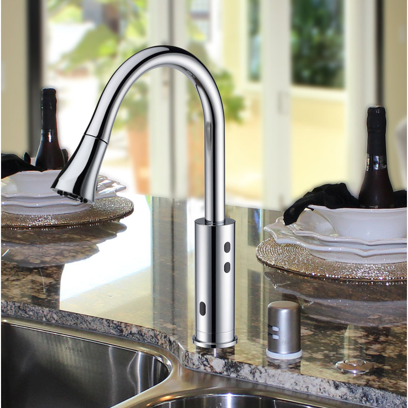 Distributeur d’eau chaud sans contact & froid, Chrome