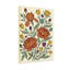 Motif floral de plantes et de fleurs avec des fleurs orange et jaunes-1737593236