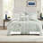 Premium King Bedding Sets, Soft Polyester, Sage Floral Farmhouse Home