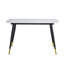 Table de salle à manger rectangulaire L 48,4 po x l 30 po Tresha