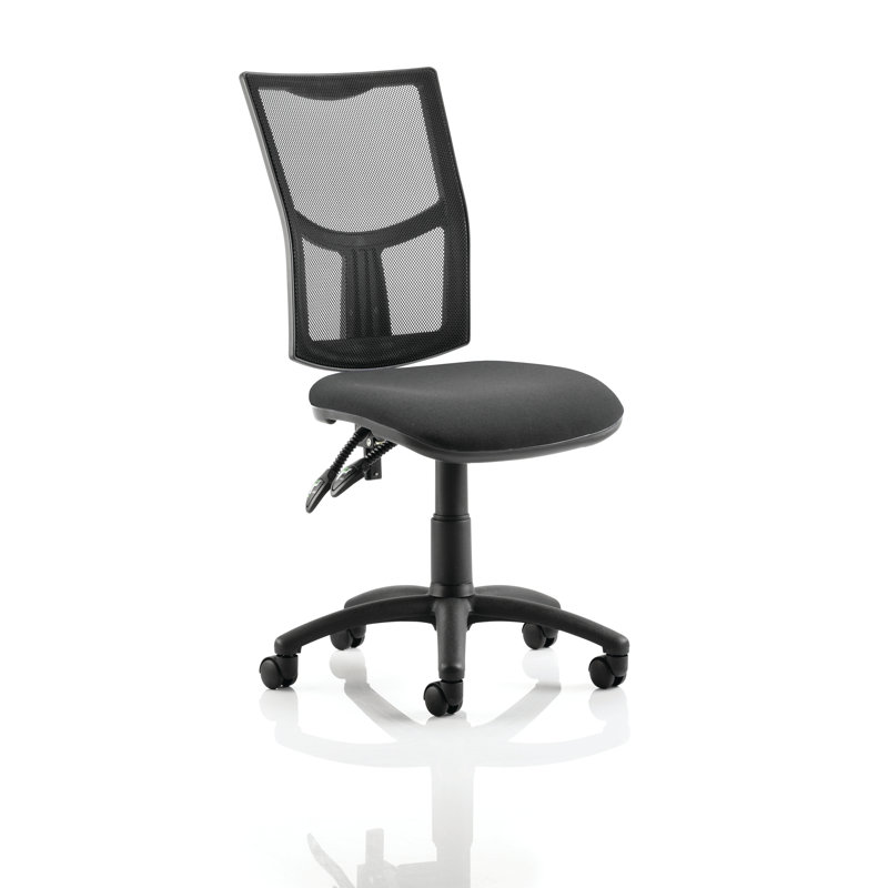 Eclipse Office Chair, Without Arm, Charcoal