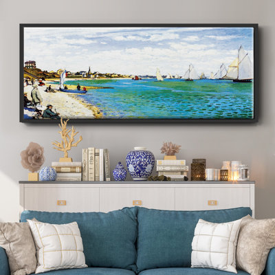 " Regatta At Saint Adresse By Monet "