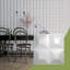 Panneau mural 3D 19,625 "x 19,625" en blanc (paquet de 50)-100090119