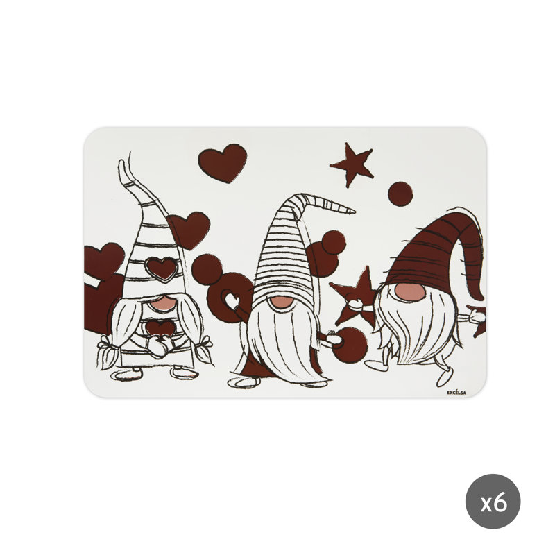Gnome Sweet Home Christmas Rectangle Placemat