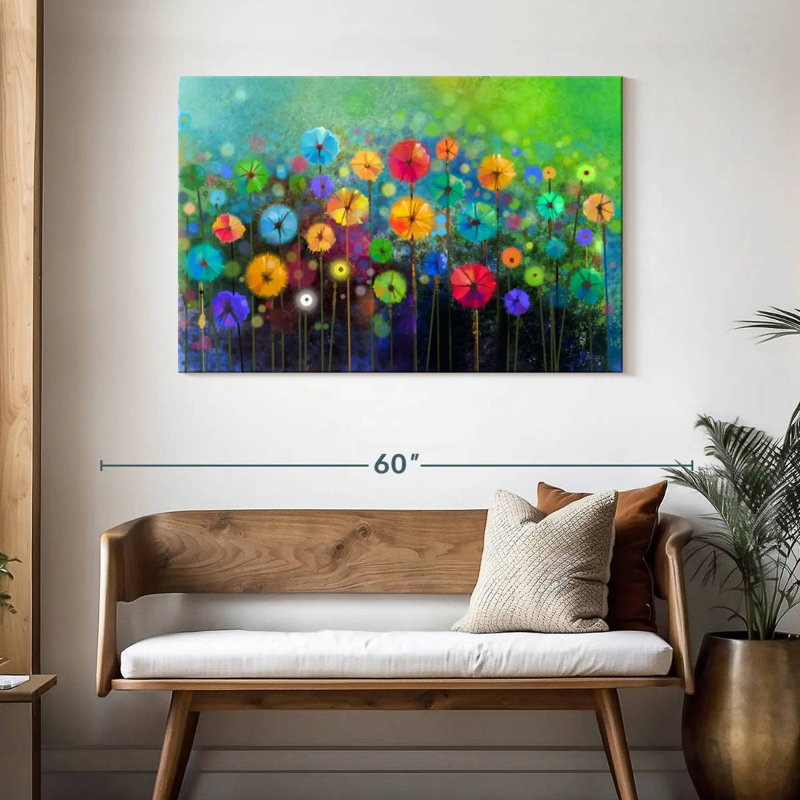 Fleurs Harnek Rainbow, H 30 po x l 45 po