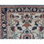 Tapis bleu et ivoire de haute qualité noué à la main