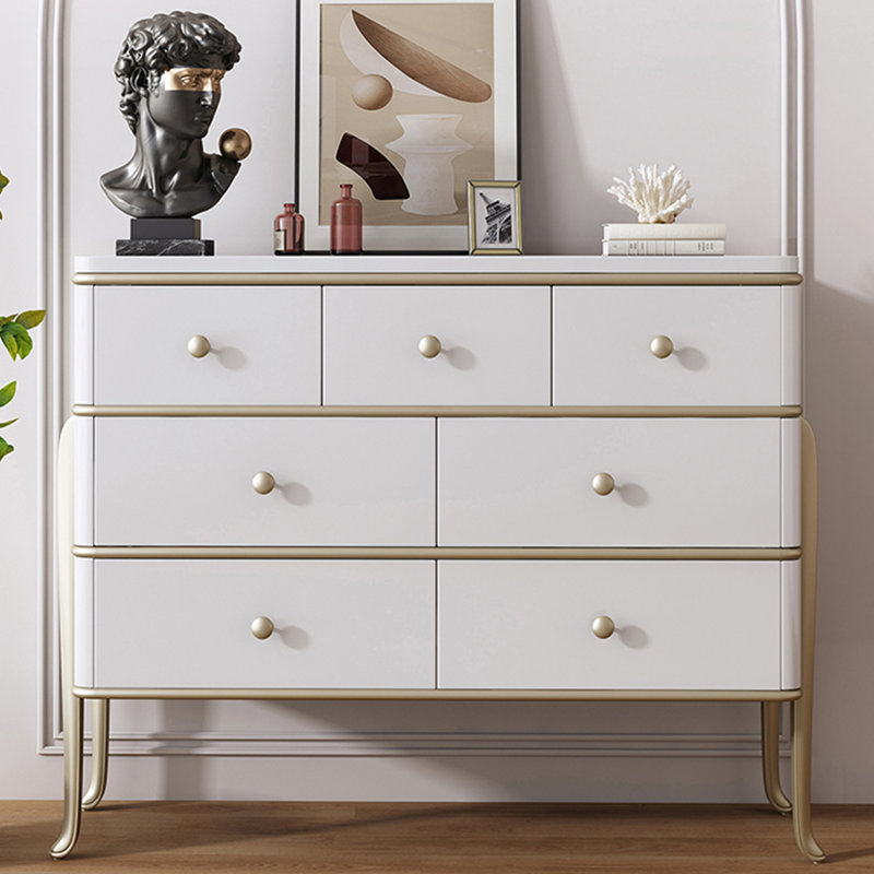 Armoire de rangement simple en bois massif de luxe léger