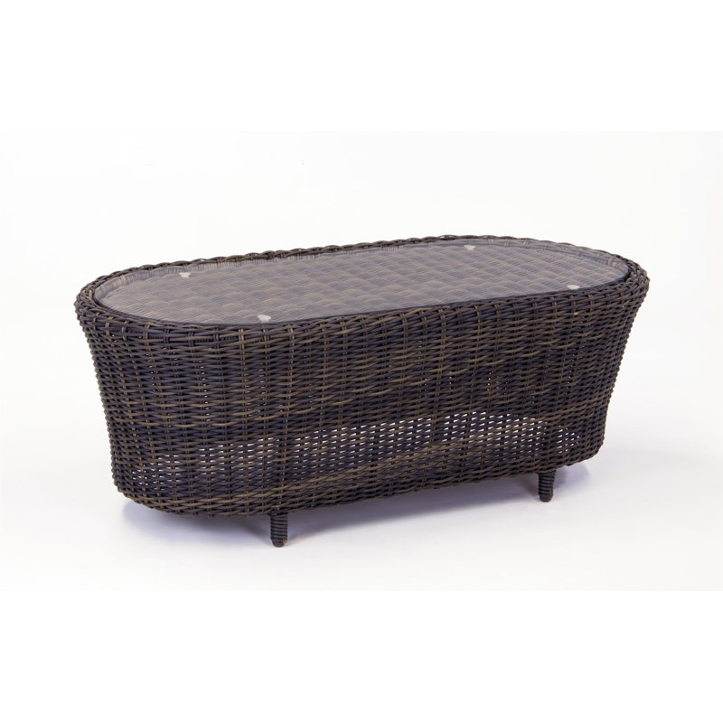 Mccornick Oval Metal Outdoor Coffee Table , 39'' in. W 26'' in. D