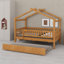 Lit maison avec lit gigogne-818125584