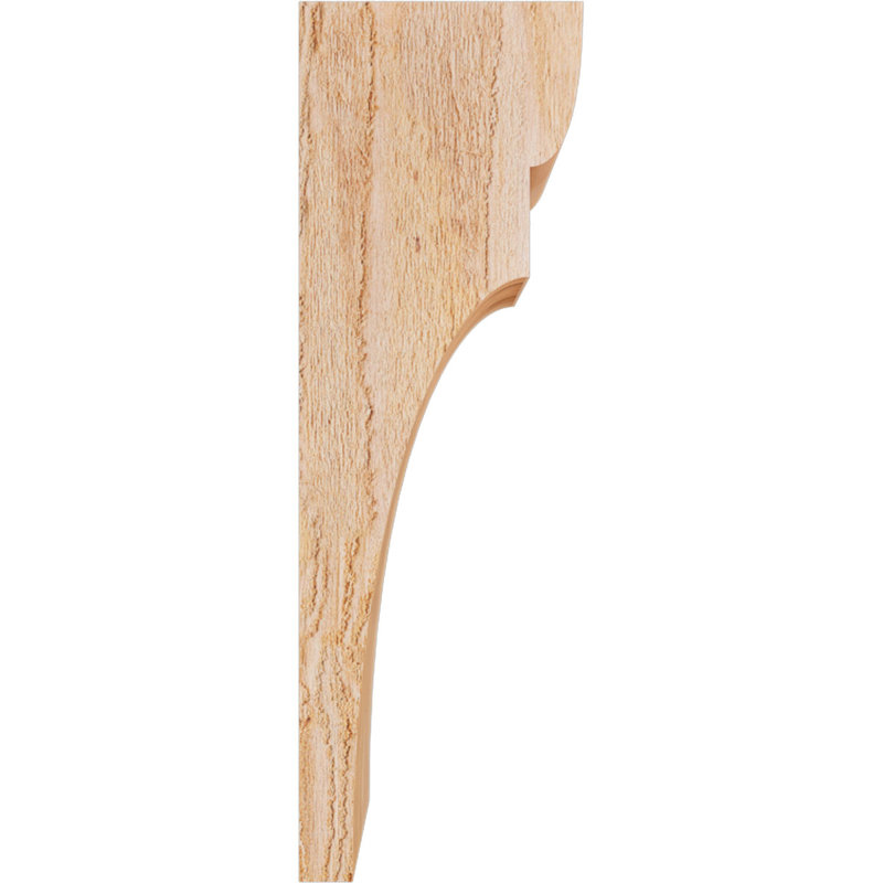 Yorktown Corbel, 24" H x 6" W x 8" D, Western Red Cedar, Rough Sawn