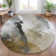 Machine Washable Indoor/Outdoor Xhevrie Brown Rug