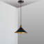 Modern Industrial Cone Pendant Light | Adjustable 1-Light Ceiling Fixture for Kitchen Islands, Dining Areas & Hallways-1928993573-1928993583