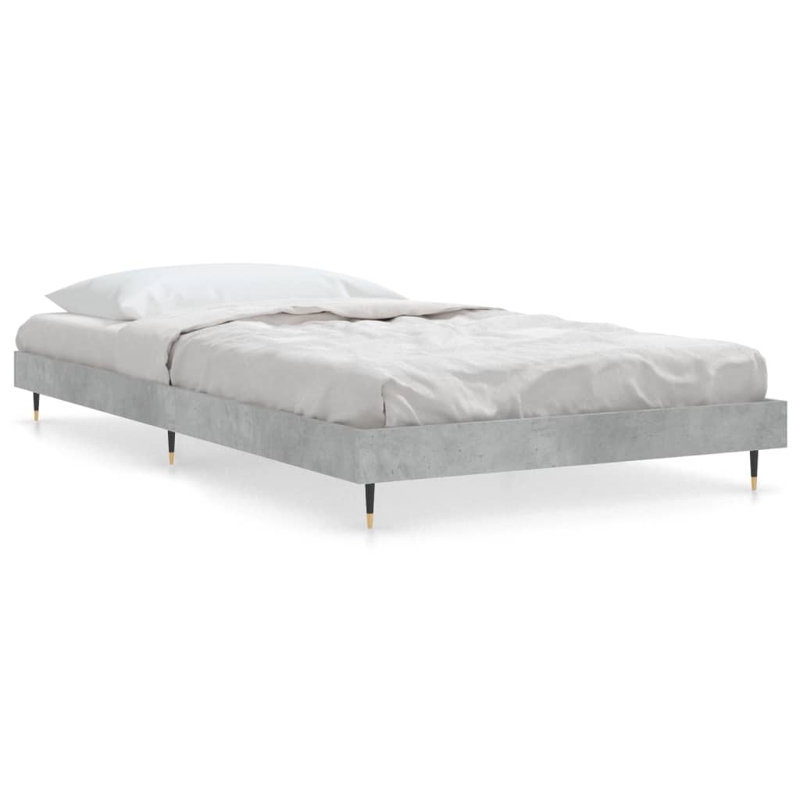 Lonald Bed, Concrete Grey