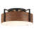 Kwong 4 - Light 20.47" Farmhouse Country Steel Drum Flush Mount Ceiling Light With Metal Shade For Kitchen, Hallway, Living Room, Bedroom, Dining Room-189472008-189472014