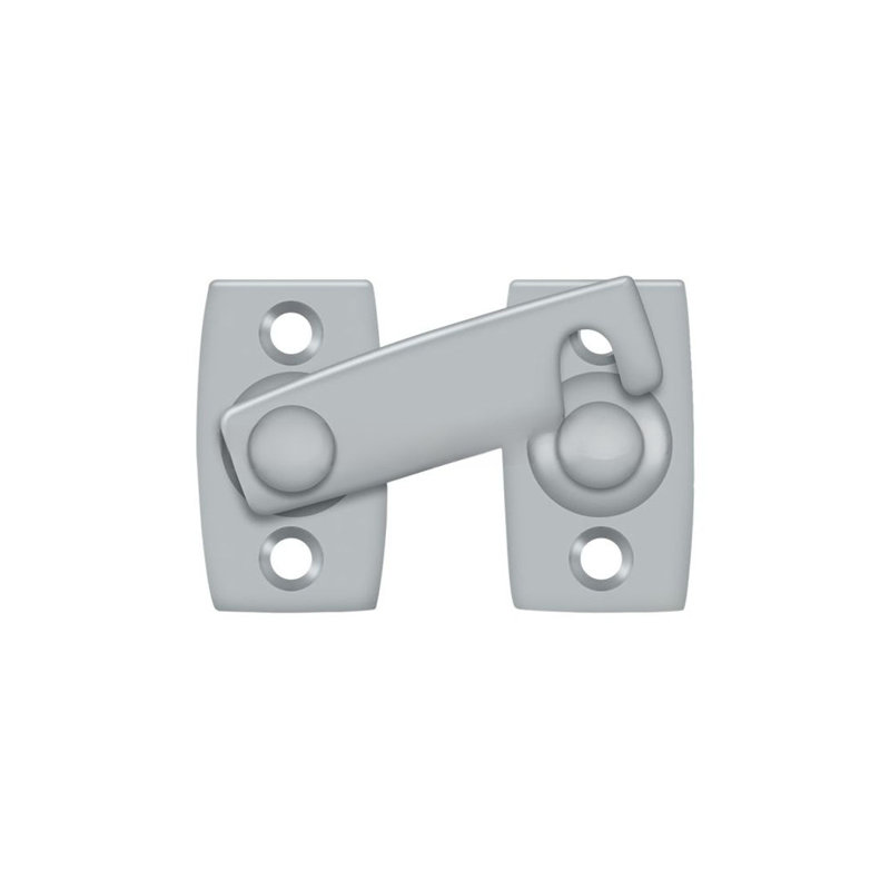 Brass Latch/Catch/Bolt, Brushed Chrome
