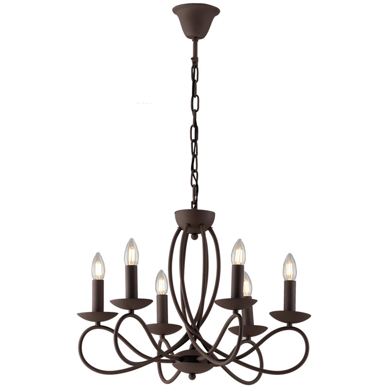 Richvale 6 - Light Candle Style Chandelier