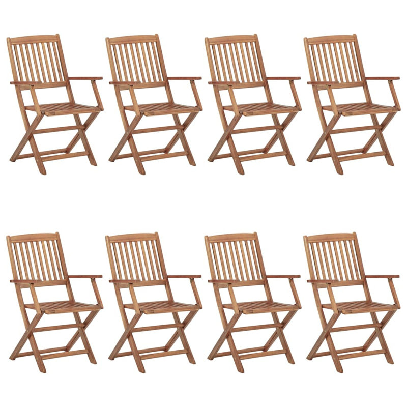 Nilla Folding Patio Dining Armchair with Cushion