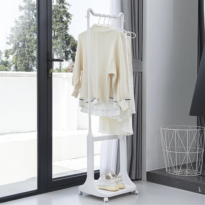 Trieur à linge à 2 niveaux avec barre de suspension