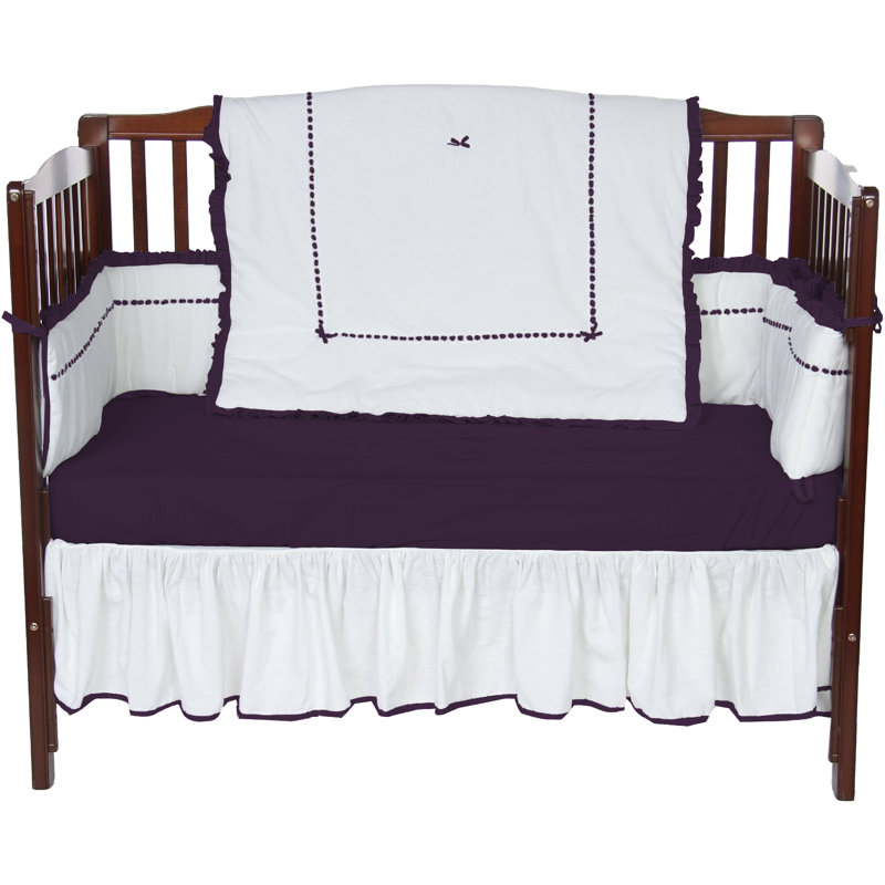Ensemble de 2 draps-housses, Prune