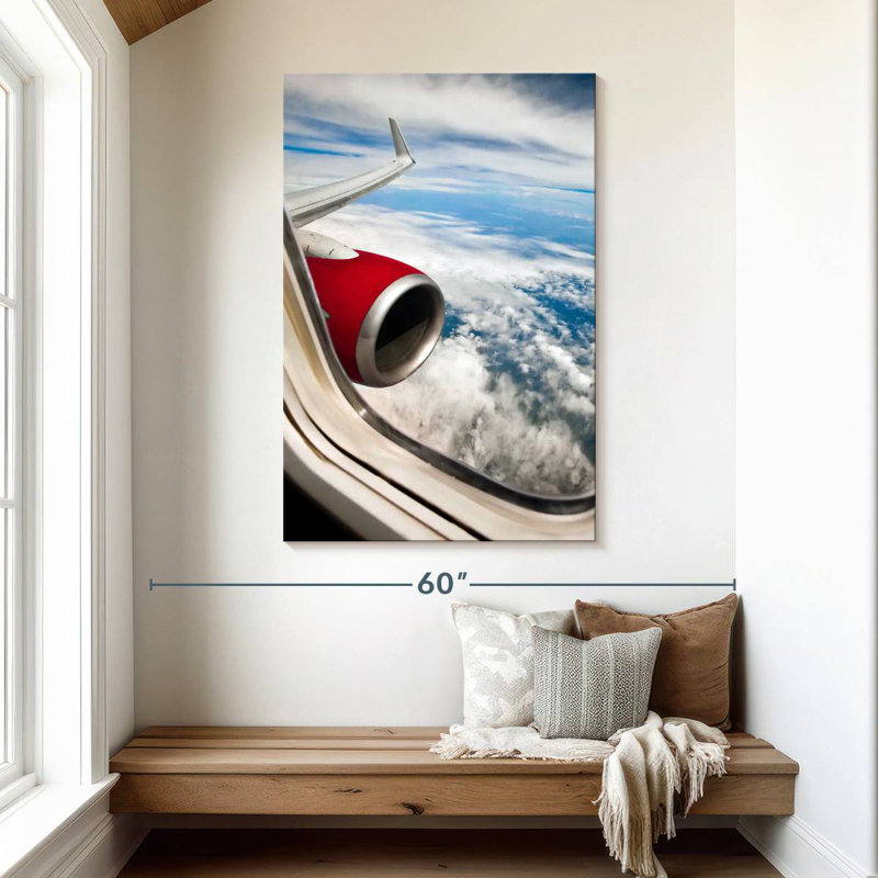 Mehar Plane Window View, 48" H x 32" W