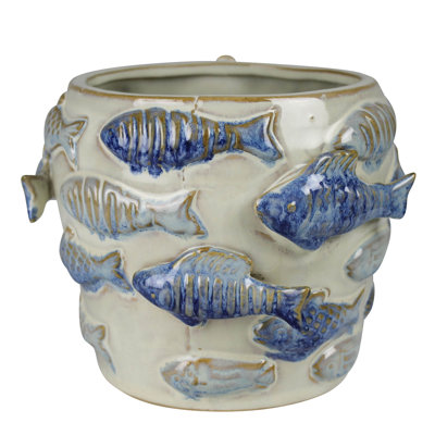 Fish Cachepot, Ceramic