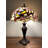 Haig Tiffany Style Table Lamp Magpie Bird Cherry Blossoms  LED Bulbs Included 16"W*16"D