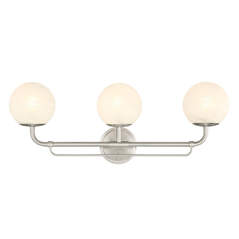 Meuble-lavabo 3 lumières 28 po Whitehall, Argent argent