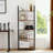 Metal Frame Bookcase with 5 Tier Open Bookshelf-480628643