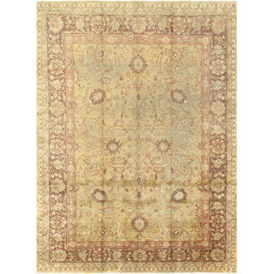 Size 9 X 12 One-of-a-Kind 9'9" X 13' 1960s Wool Area Rug in