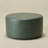 24" Wide Faux Leather Round Upholstered Ottoman-435419740