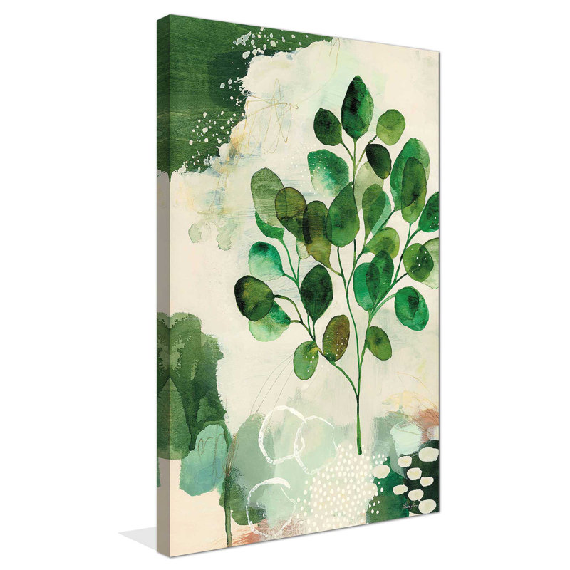 «Nature Story III» par Laura Horn - peinture, H 40 po x l 24 po x P 1,5 po, Toile tendue
