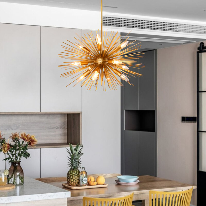 Janah 12 - Light Dimmable Sputnik Sphere Chandelier