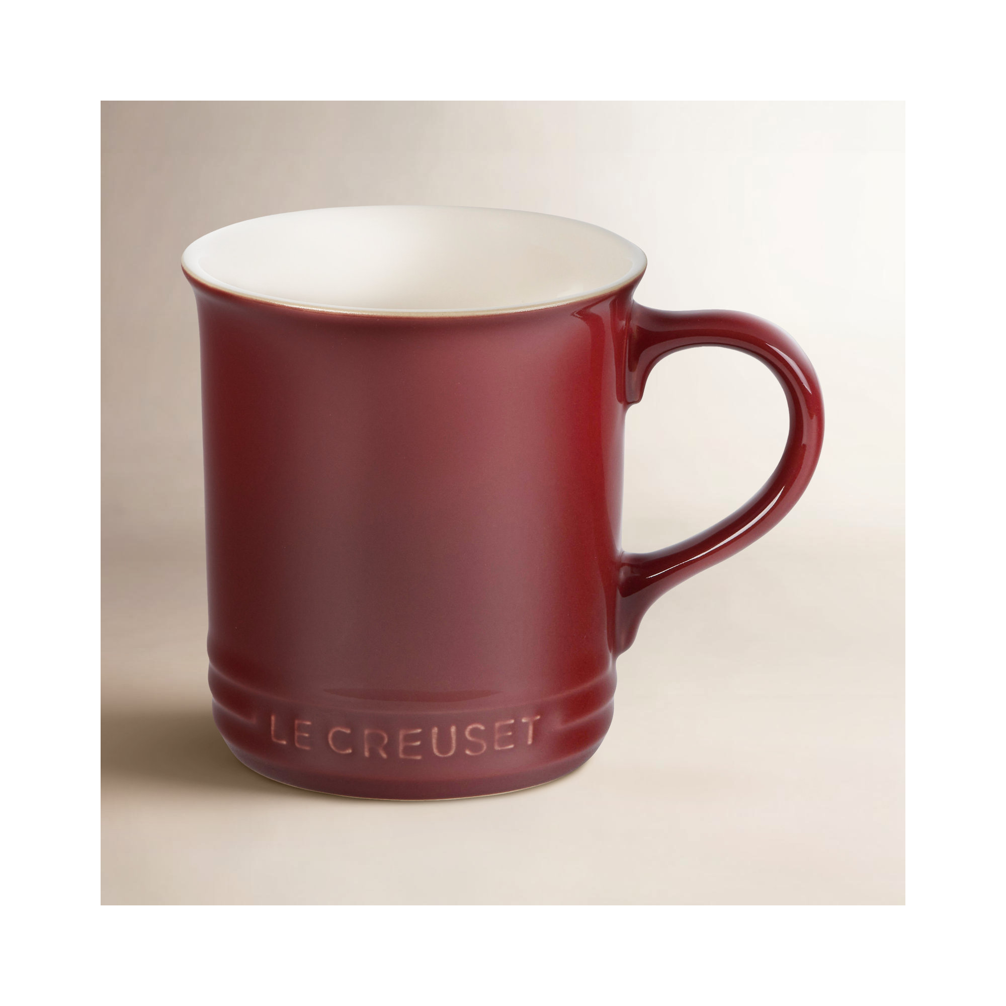 Le Creuset Stoneware Mug, 14 oz., Sea Salt, Sea Salt, 4