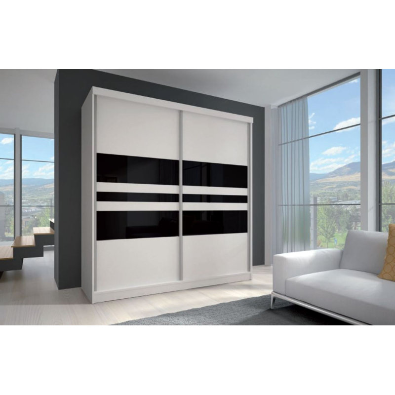 Deegan 2 Door Manufactured Wood Wardrobe