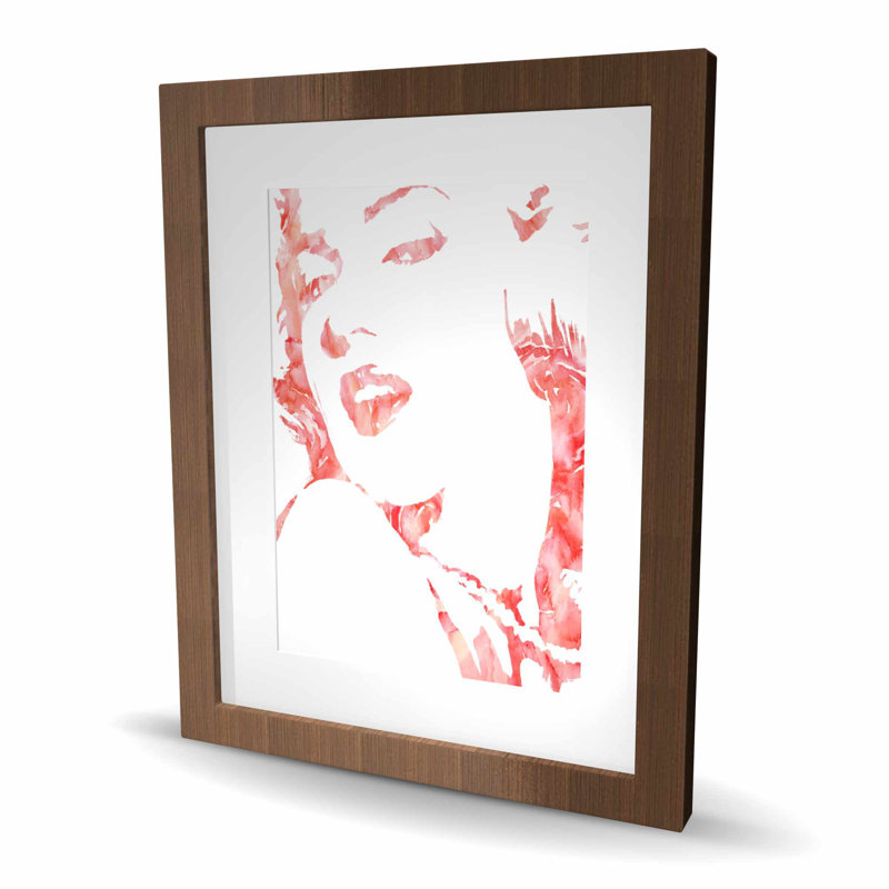 Glamour Marilyn Monroe, reproduction encadrée avec passe-partout | Décoration de chambre à coucher