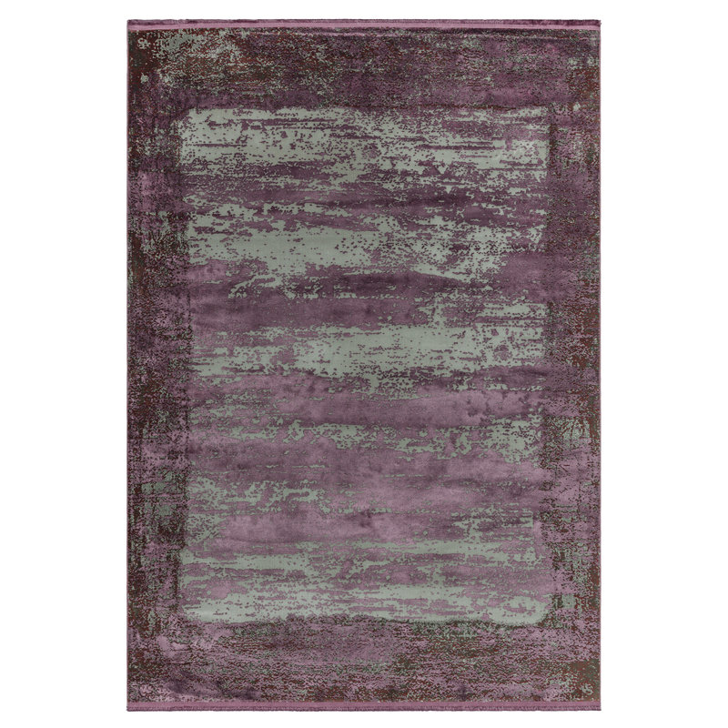 Ahadzi Shinny Purple Rug, Rectangle 160 x 230cm