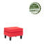 Yuki Fabric Upholstered Ottoman with Plastic Legs-876278170