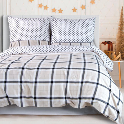 Cotton Duvet Cover Set with Pillow Shams