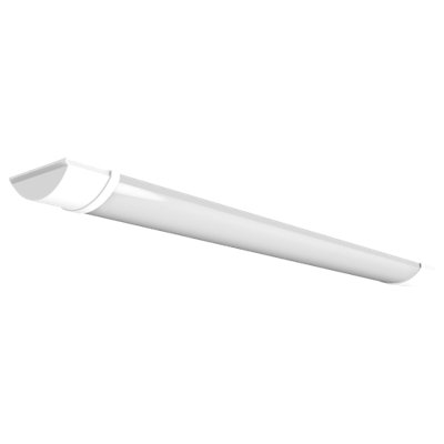 Indoor Batten (White) 3400lm 4ft Cool White IP20 Rated Twin LED Integrated 30W Strip Light - 4L3/2011