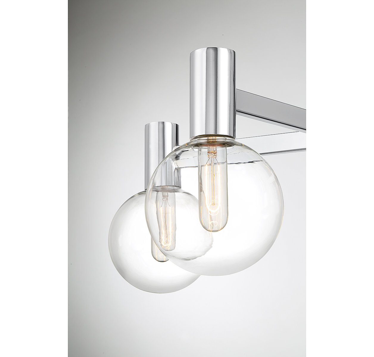 Rorem 8-Light Chandelier, Chrome, 5 Lights