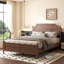 Lit double de style ferme moderne