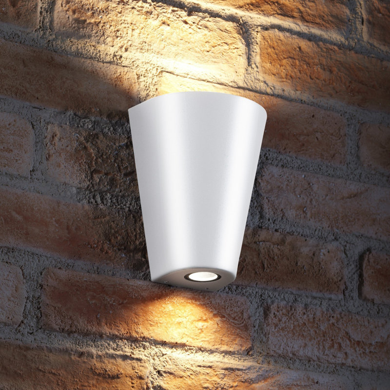 Fussell 2 - Bulb 39.62cm H Outdoor Flush Mount, White