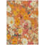 Tapis orange intérieur / extérieur lavable à la machine Claudian ACN1510-109535042