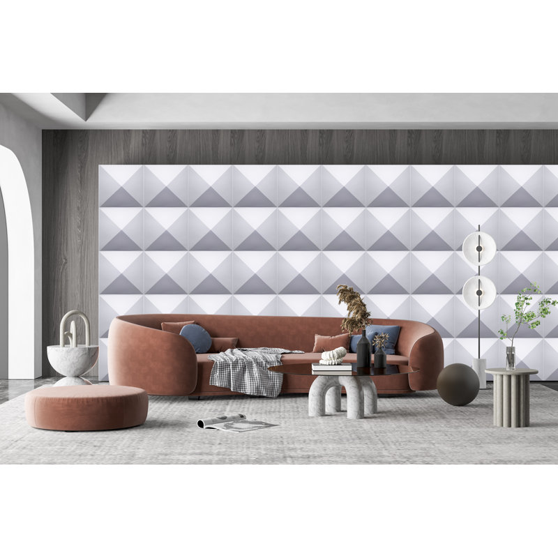 Panneau mural blanc 19,7 po x 19,7 po Falkirk Ross