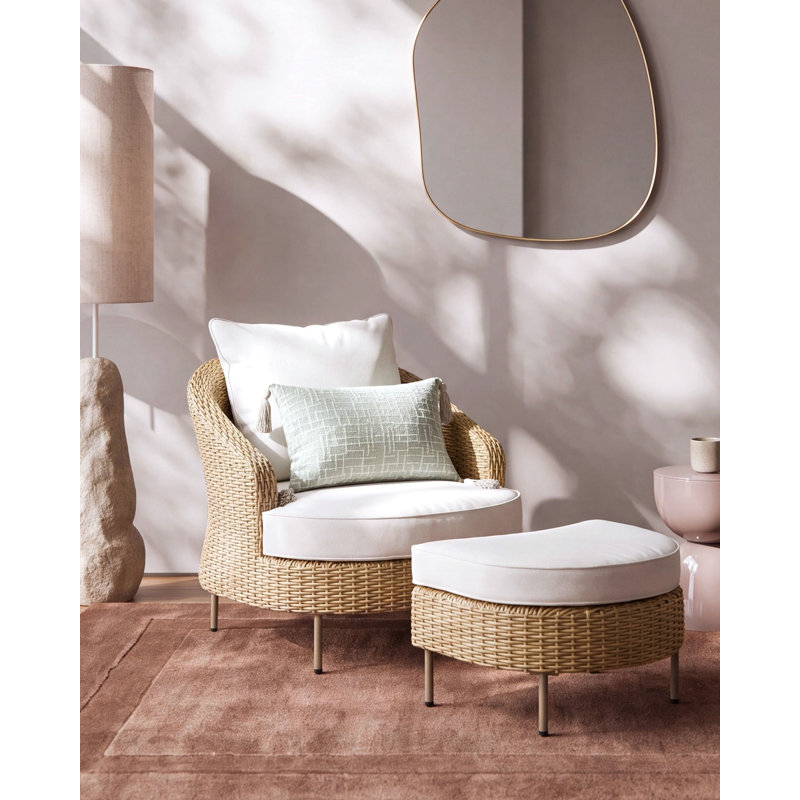 Elec Outdoor Lounge Chair, Beige